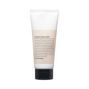 ProtoClinical k-beauty taupe vertical beauty product silhouette with soft sage and peach side accents on a light background.