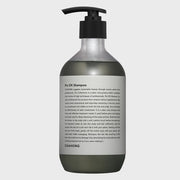 ProtoClinical k-beauty dark vertical beauty product silhouette with soft pale side highlights on a light background.
