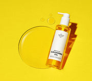 ProtoClinical k-beauty bright yellow beauty product silhouette on a warm yellow background.