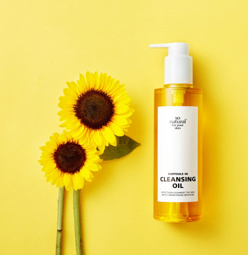 ProtoClinical k-beauty golden yellow beauty graphic with a darker vertical center on a bright yellow background.