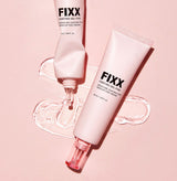 ProtoClinical k-beauty skincare product packaging in warm brown and pale blue tones on a light background.