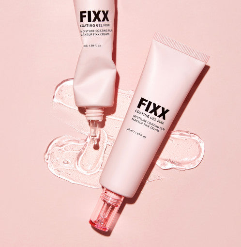 ProtoClinical k-beauty skincare product packaging in warm brown and pale blue tones on a light background.