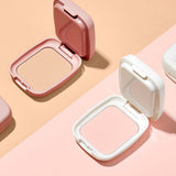 ProtoClinical k-beauty [so natural] FIXX COVER PACT SF17 / PA+ 6.5g #PEACH PINK single compact case shown in a square packshot on a clean white background
