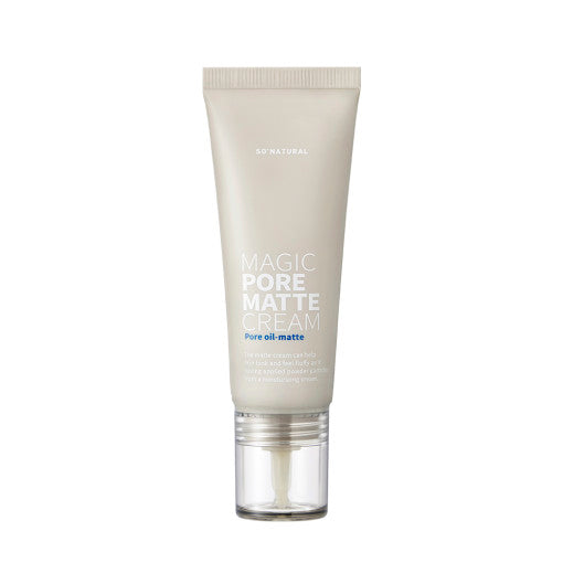 ProtoClinical k-beauty [so natural] Magic Pore Matte Cream 30ml shown as a single gray-beige bottle-style package centered on a white background