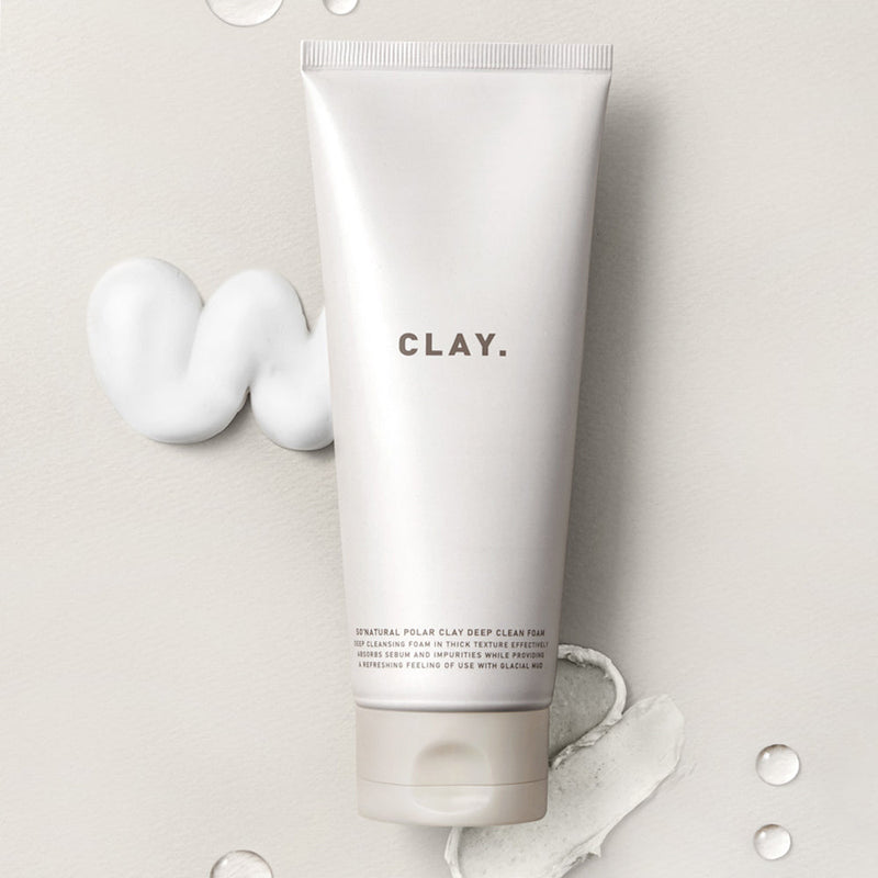 ProtoClinical k-beauty [so natural] Polar Clay Deep Clean Foam 150ml single upright package centered on a pale off-white background