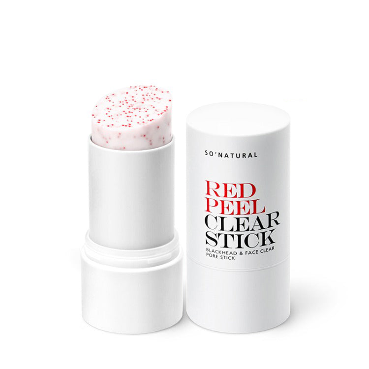 ProtoClinical k-beauty [so natural] Red Peel Pore Clear Stick 23g single upright red stick-style package centered on a light background.
