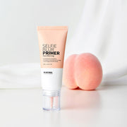 ProtoClinical k-beauty [so natural] Selfie Blur Primer 30ml shown as a single warm beige primer package centered on a light background