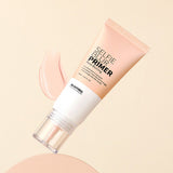 ProtoClinical k-beauty [so natural] Selfie Blur Primer 30ml single warm beige primer package centered on a light background with pale blue accents
