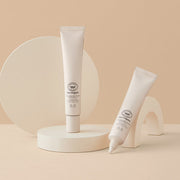 ProtoClinical k-beauty [so natural] SO Vegan Calming BB Cream 30ml single upright beige-gray BB cream package centered on a warm beige background