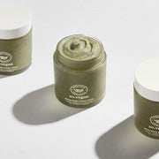 ProtoClinical k-beauty [so natural] So Vegan Green Bean Coffee Scrub 105ml shown as a single upright olive green package centered on a white background.