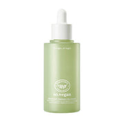 ProtoClinical k-beauty [so natural] So Vegan Heartleaf Vinegar Cica Serum 85ml shown as a single upright green bottle on a pale blue and white background