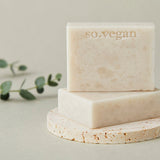 ProtoClinical k-beauty [so natural] So Vegan Sal Butter Melting Soap 100g single facial cleansing soap package shown in a square packshot on a clean white background