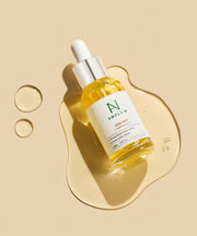 ProtoClinical k-beauty olive cosmetic product packaging on a light cream background.
