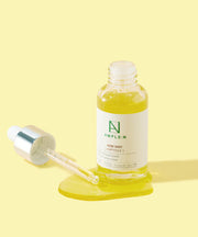 ProtoClinical k-beauty pale yellow beauty graphic on a soft yellow background.
