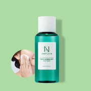 ProtoClinical k-beauty pale green beauty product packaging on a soft green background.