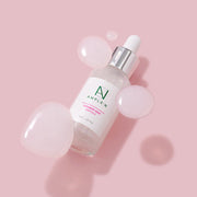 ProtoClinical k-beauty mauve beauty graphic with soft pink and gray tones.