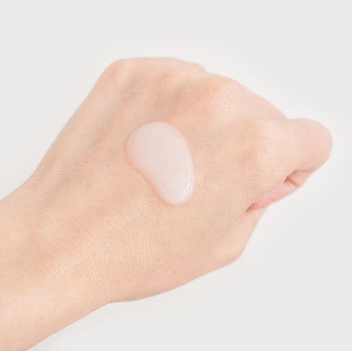 ProtoClinical k-beauty peach-centered beauty graphic on a pale blue and cream background.