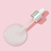 ProtoClinical k-beauty minimalist beauty graphic on a pale pink and cream background.