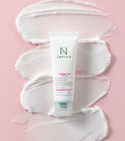 ProtoClinical k-beauty cosmetic packaging in muted rose tones on a light background.