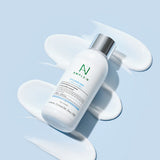 ProtoClinical k-beauty pale blue beauty graphic on a soft neutral background.