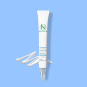 ProtoClinical k-beauty soft blue beauty graphic on a light background.