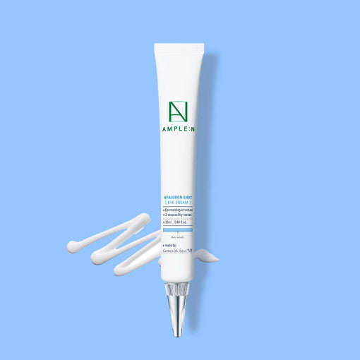 ProtoClinical k-beauty soft blue beauty graphic on a light background.