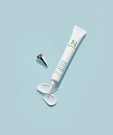 ProtoClinical k-beauty pale blue beauty graphic on a light background.