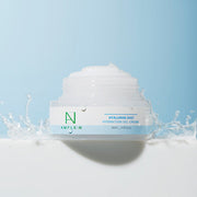 ProtoClinical k-beauty pale blue beauty product graphic with a darker accent near the base.