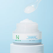 AMPLE:N Hyaluron Shot Hydration Gel Cream 60ml by ProtoClinical displayed in retail-style gel cream packaging on a white background, highlighting the container and label presentation for a k-beauty skincare routine.