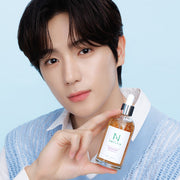 AMPLE:N Peptide Shot Ampoule 2X Jumbo 100ml by ProtoClinical shown with polished ampoule packaging on a white background, highlighting the large bottle and label for a k-beauty skincare routine.