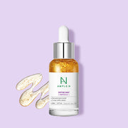 AMPLE:N Peptide Shot Ampoule 30ml by ProtoClinical shown in front-facing ampoule packaging on a clean white background, highlighting the serum bottle and branded label for a k-beauty skincare routine.