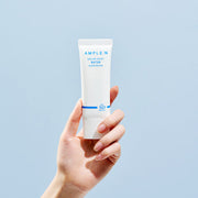ProtoClinical k-beauty tall beauty product packaging on a pale blue background.