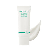 AMPLE:N Solar Shot Zinc Mild Suncream 40ml SPF 50+ PA++++ by ProtoClinical presented in a square product image with the sunscreen tube centered on a light background for a k-beauty skincare routine.