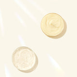 ProtoClinical k-beauty minimalist beauty graphic on a pale cream background.