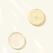 ProtoClinical k-beauty minimalist beauty graphic on a pale cream background.