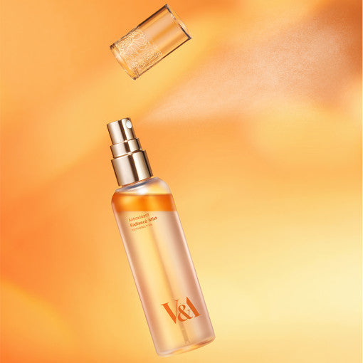 ProtoClinical k-beauty warm orange beauty gradient with a pale yellow highlight on a soft background.