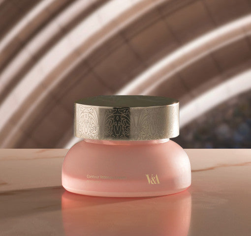 ProtoClinical k-beauty warm brown beauty detail with darker vertical tones on a muted background.