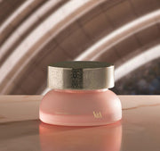 ProtoClinical k-beauty warm brown beauty detail with darker vertical tones on a muted background.