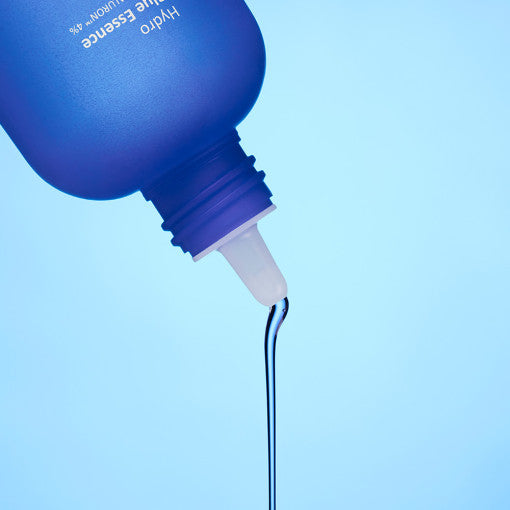 ProtoClinical k-beauty mauve beauty bottle silhouette centered on a warm beige background with darker side tones.