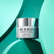 ProtoClinical k-beauty teal beauty graphic with a pale center and dark vertical shading on a light background.
