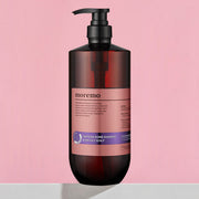 ProtoClinical k-beauty moremo Caffeine Biome Shampoo 1000ml single shampoo bottle packshot on a clean white background