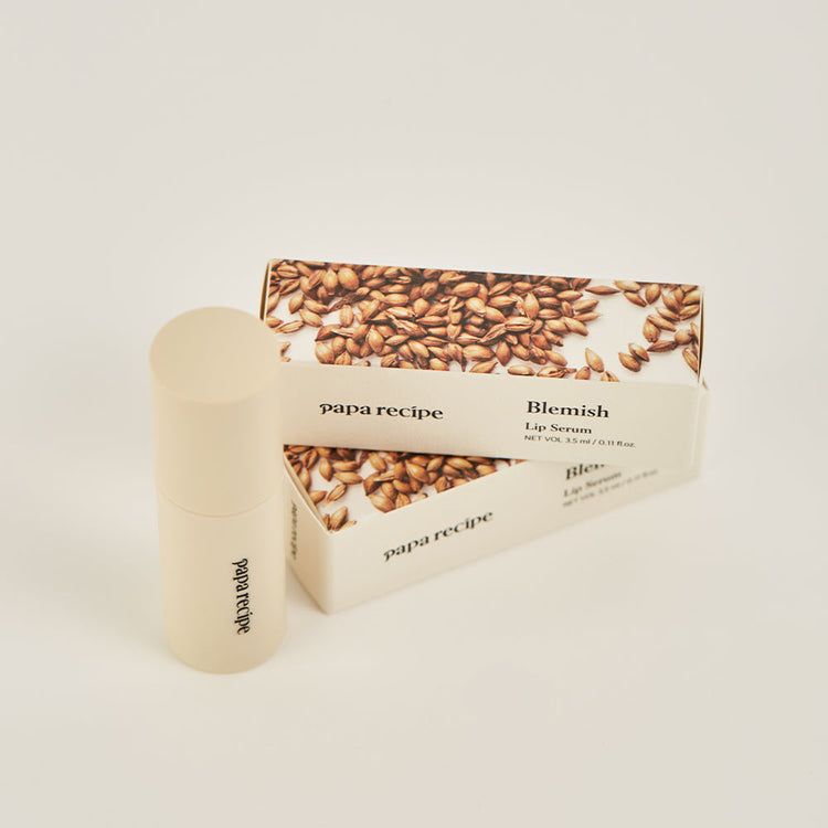 ProtoClinical k-beauty papa recipe Blemish Lip Serum 3.5ml single front-facing package with visible label details