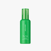 ProtoClinical k-beauty papa recipe Tea Tree Control Emulsion 150ml single upright green emulsion bottle centered on a white background with soft pink side accents.
