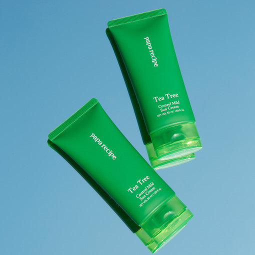 ProtoClinical k-beauty teal beauty product silhouette on a pale blue background with green center tones.