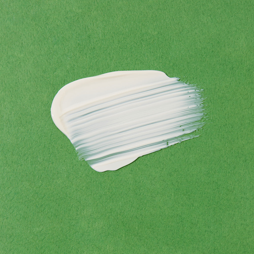 ProtoClinical k-beauty green beauty packaging graphic with a pale oval center on a soft green background.