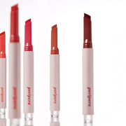 ProtoClinical k-beauty peripera Heart Jam Glow Lip single upright lip product in pink and taupe packaging on a light background
