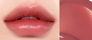 ProtoClinical k-beauty peripera PERIPERA Water Bare Tint single wide lip tint swatch in dusty rose tones on a pale background
