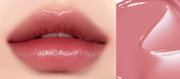 ProtoClinical k-beauty peripera PERIPERA Water Bare Tint single wide lip tint swatch in rosy taupe tones on a pale background