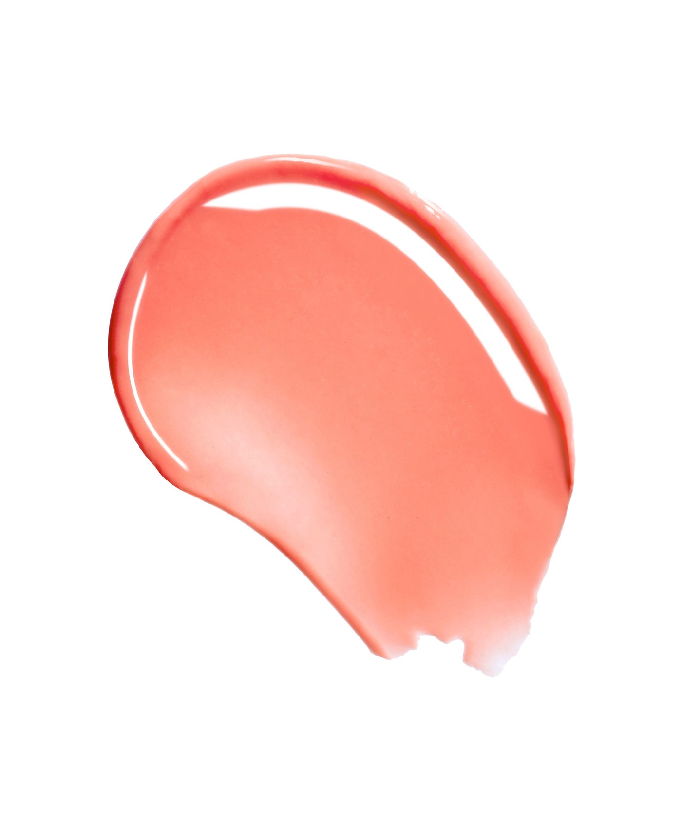 ProtoClinical k-beauty coral beauty product centered on a clean white background with pale aqua side accents.