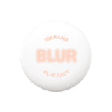 ProtoClinical k-beauty 16BRAND Blur Pact 8g #SKIN BEIGE closed white round compact with peach lettering centered on a clean white background